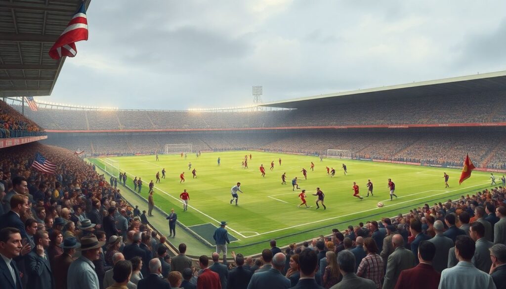 История первых международных матчей и их влияние на развитие футбола - иллюстрация