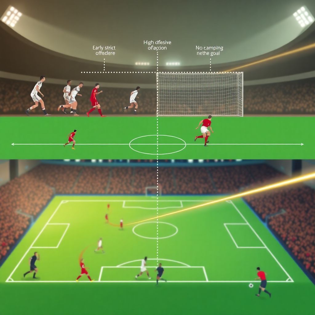 Эволюция правил офсайда в футболе: от простых норм к современным трактовкам