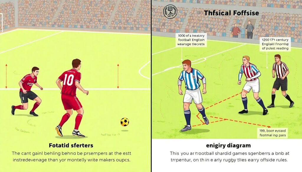 Становление офсайда в разных эпохах и его влияние на стиль игры - иллюстрация