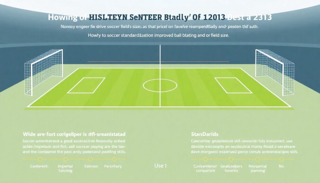 Как менялись размеры ворот и поля за века - иллюстрация