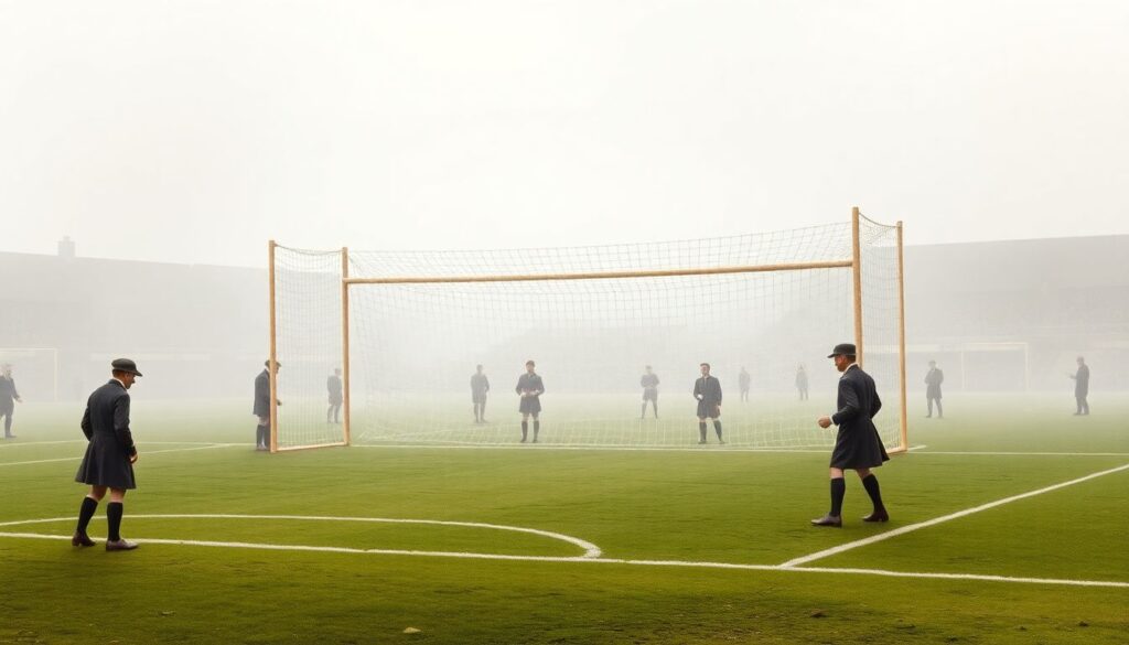 Как менялись размеры ворот и поля за века - иллюстрация