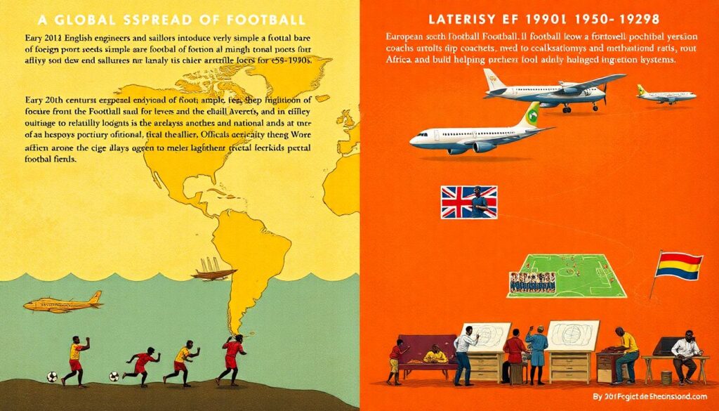 Кто и как распространил футбол в мире - иллюстрация