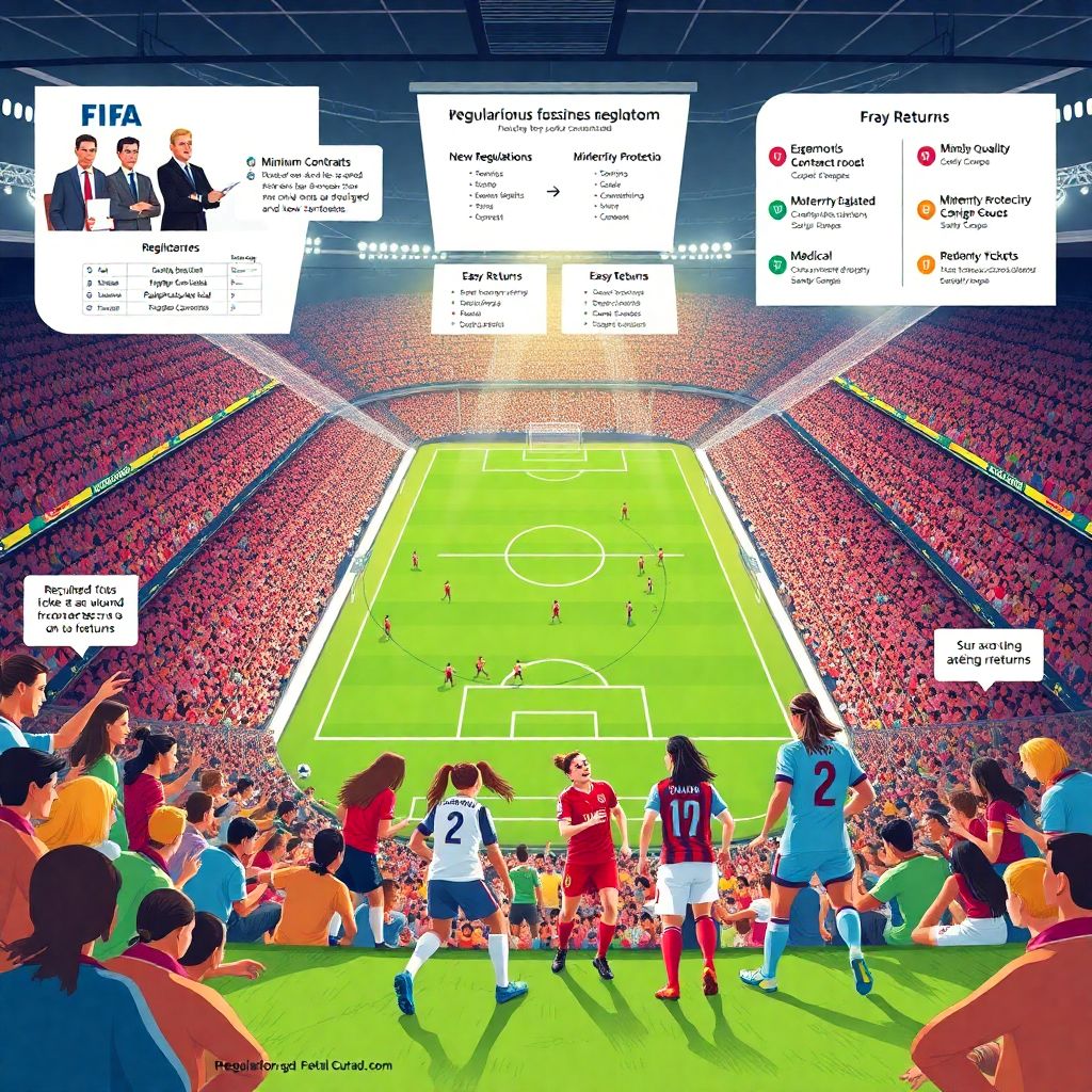 Как регламенты влияли на развитие женского футбола в разные годы