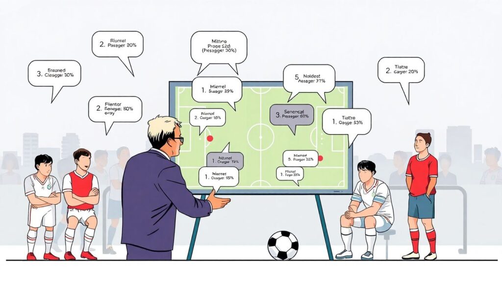 Тактика владения мячом: эволюция владения и паса - иллюстрация