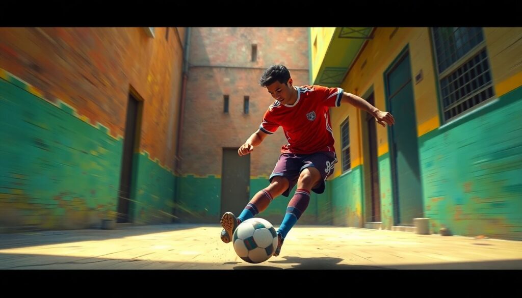 История футбольной техники: владение мячом и дриблинг - иллюстрация