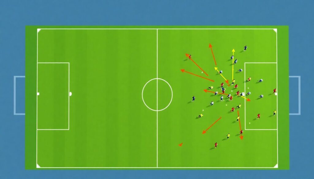 Современная тактика против классического футбола - иллюстрация
