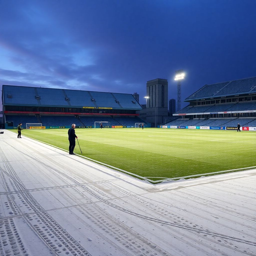 Газизов о снегопаде и поле на матч Динамо Махачкала — Рубин в Каспийске